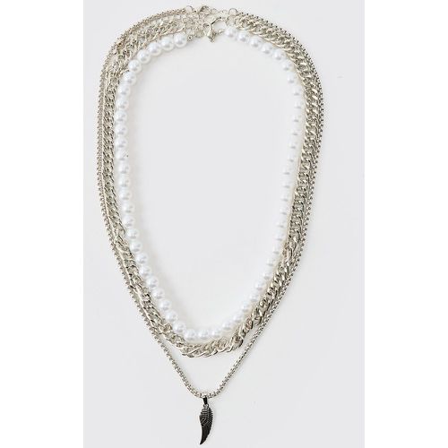 Collier À Plumes - One Size - boohoo - Modalova