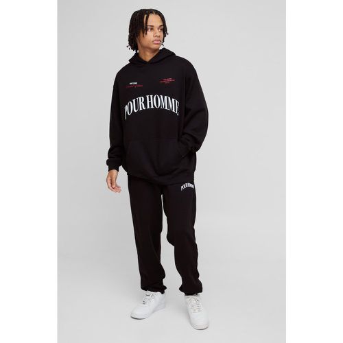 Survêtement oversize imprimé - S - Boohooman - Modalova