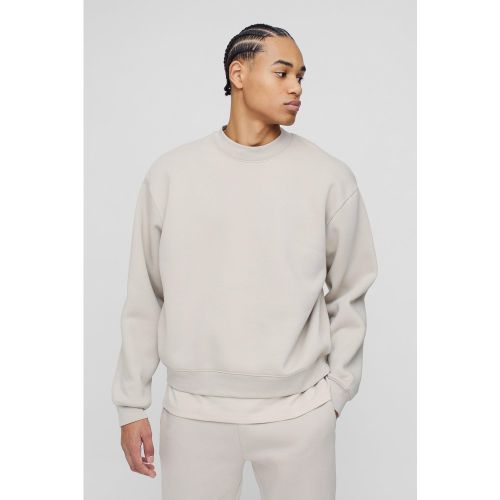Sweat oversize basique épais à col montant homme - S - Boohooman - Modalova