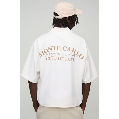 Chemise oversize à imprimé Monte-Carlo - S - Boohooman - Modalova