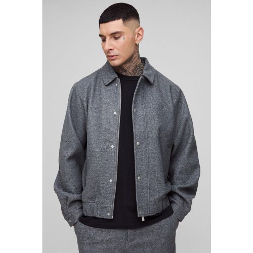Tall - Bomber oversize Harrington - S - Boohooman - Modalova