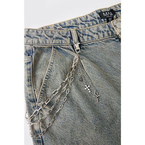 Chaîne de jean à pendentif croix - ONE SIZE - Boohooman - Modalova