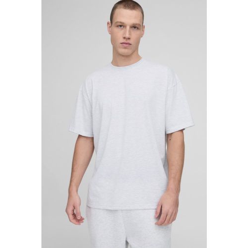T-shirt basique oversize à col ras-du-cou - S - Boohooman - Modalova