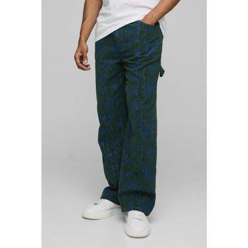 Jean charpentier large en denim - 28R - Boohooman - Modalova
