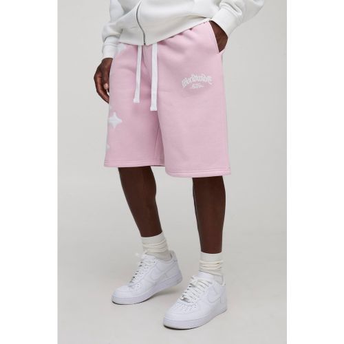 Short oversize à imprimé Worldwide - S - Boohooman - Modalova