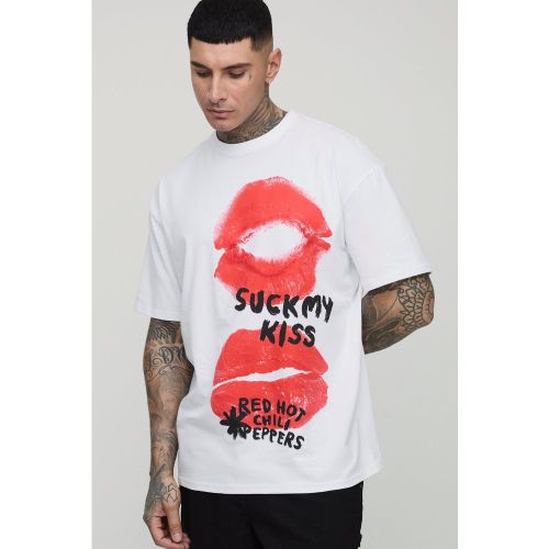 Tall - T-shirt oversize à imprimé Red Hot Chili Peppers - 2XL - Boohooman - Modalova