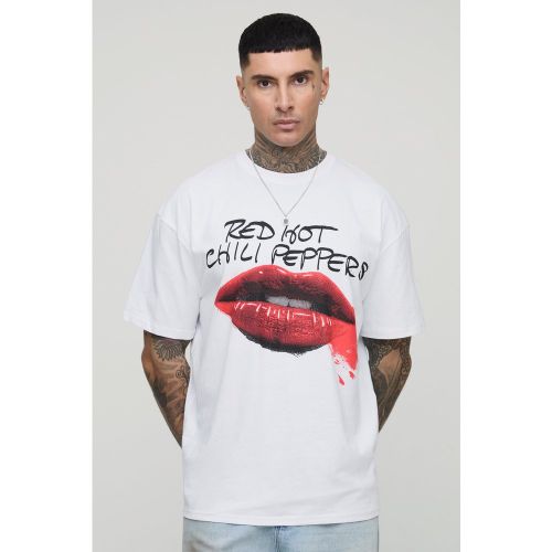 Tall - T-shirt oversize à imprimé Red Hot Chili Peppers - 2XL - Boohooman - Modalova