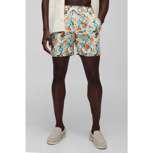 Short de bain mi-long - S - Boohooman - Modalova