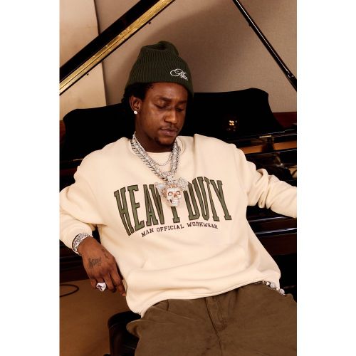 Sweat oversize universitaire homme - S - Boohooman - Modalova