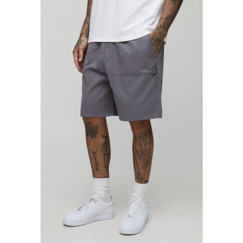 Tall - Short charpentier large à taille élastiquée - 2XL - Boohooman - Modalova