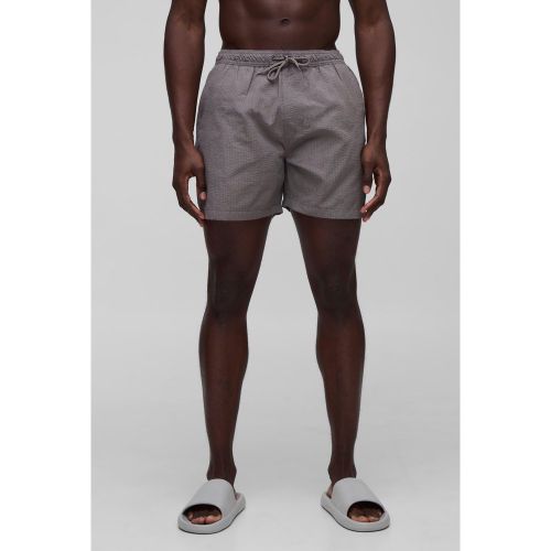 Short de bain mi-long en tissu crêpe - S - Boohooman - Modalova