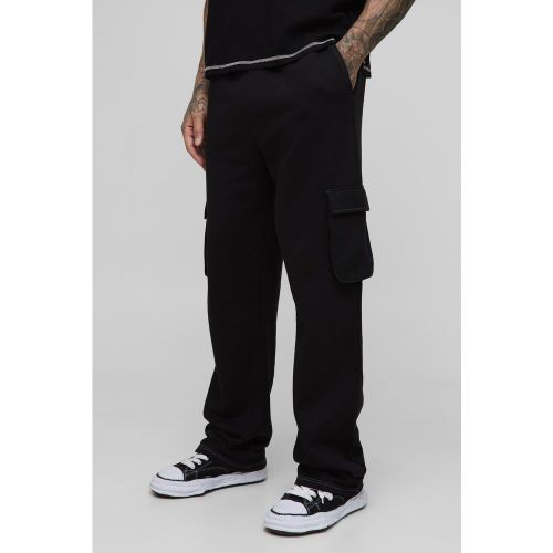 Tall - Jogging cargo large à coutures contrastantes - S - Boohooman - Modalova