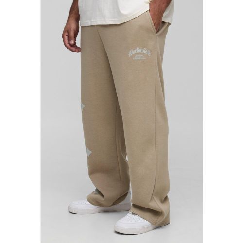 Grande taille - Jogging large imprimé - 2XL - Boohooman - Modalova