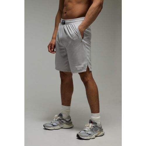 Short de sport à slogan - MAN Active homme - 2XL - Boohooman - Modalova