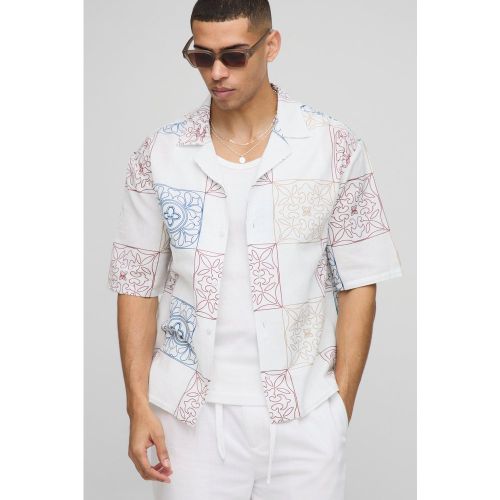 Chemise oversize à carreaux - S - Boohooman - Modalova