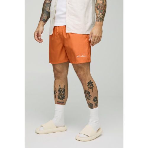 Short de bain large mi-long - S - Boohooman - Modalova