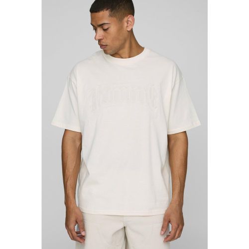 T-shirt oversize à slogan - S - Boohooman - Modalova