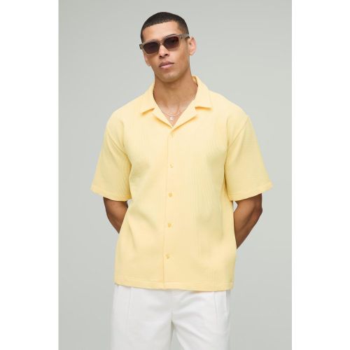 Chemise oversize plissée - L - Boohooman - Modalova