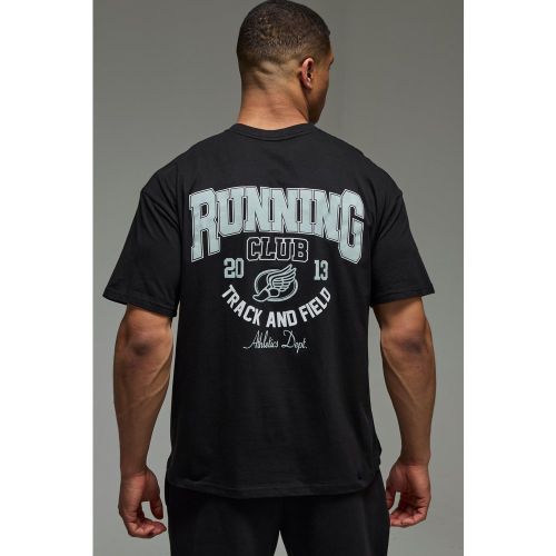 T-shirt de sport oversize à slogan - MAN Active - S - Boohooman - Modalova
