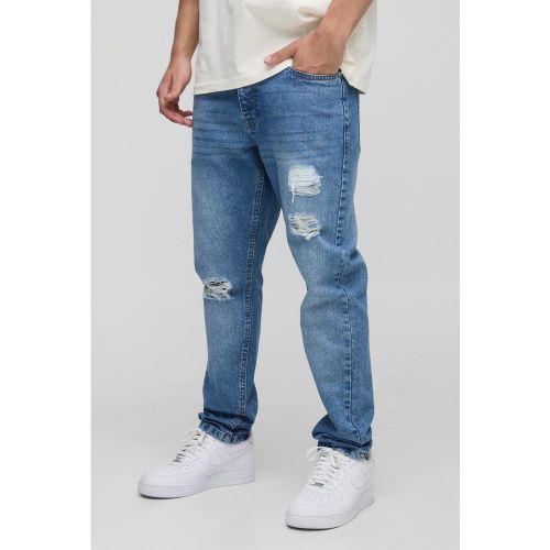 Jean slim délavé clair - 28R - Boohooman - Modalova