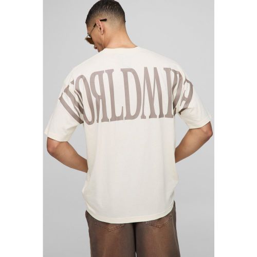 T-shirt oversize à coutures apparentes - S - Boohooman - Modalova