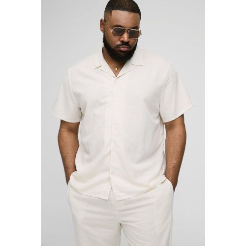 Grande taille - Chemise droite avec col à revers - 2XL - Boohooman - Modalova