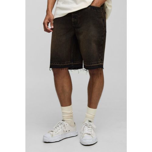 Short en jean teinté - 28 - Boohooman - Modalova