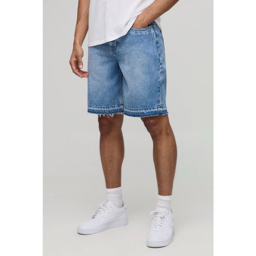 Short en jean teinté - 28 - Boohooman - Modalova