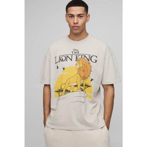T-shirt oversize à imprimé Disney Le Roi Lion - S - Boohooman - Modalova