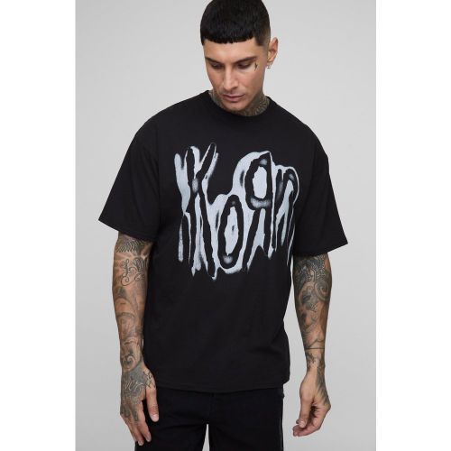 Tall - T-shirt oversize imprimé Korn - 2XL - Boohooman - Modalova