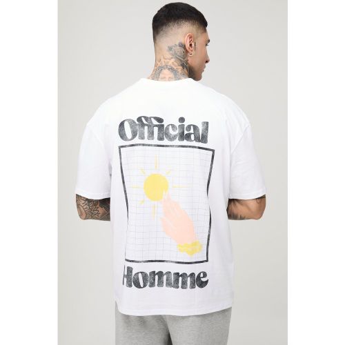 Tall - T-shirt imprimé au dos - 2XL - Boohooman - Modalova
