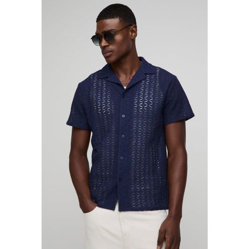 Chemise à imprimé géométrique - S - Boohooman - Modalova
