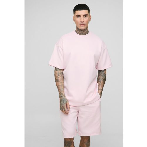 Tall - Ensemble oversize avec t-shirt et short - 2XL - Boohooman - Modalova