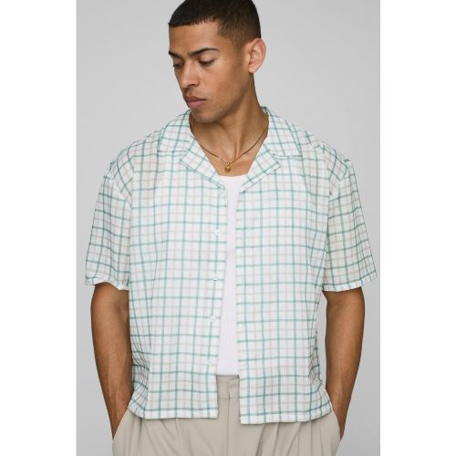 Chemise oversize à carreaux - S - Boohooman - Modalova
