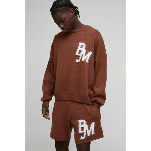 Ensemble avec pull oversize et short - S - Boohooman - Modalova