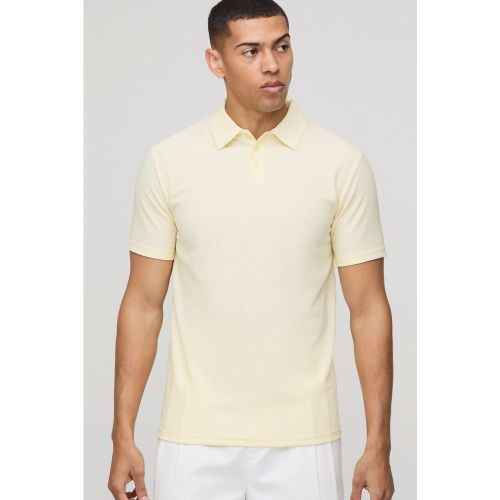 Polo cintré côtelé - L - Boohooman - Modalova