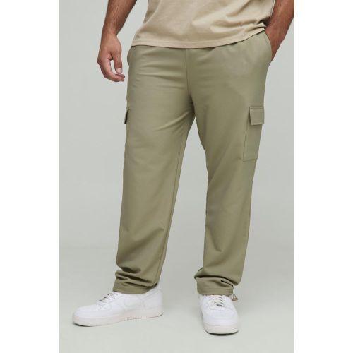 Grande taille - Pantalon cargo skinny à taille élastiquée - 2XL - Boohooman - Modalova