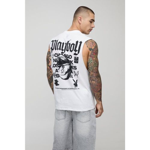 Débardeur à imprimé Playboy homme - S - Boohooman - Modalova