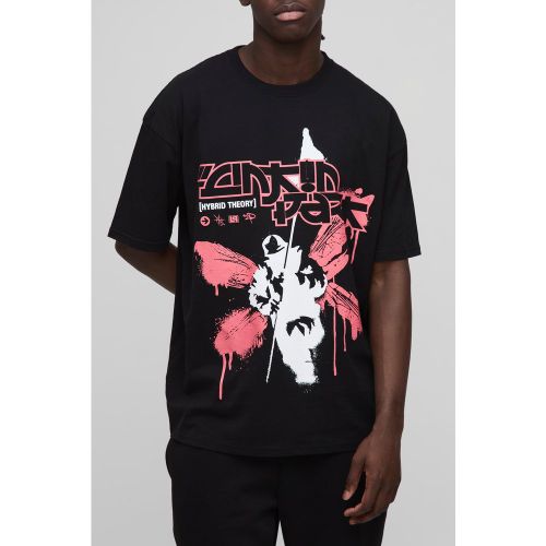 T-shirt oversize imprimé - Linkin Park - S - Boohooman - Modalova