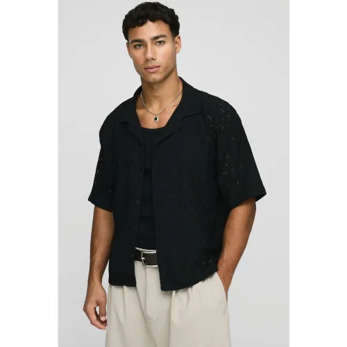 Chemise oversize à imprimé abstrait - S - Boohooman - Modalova