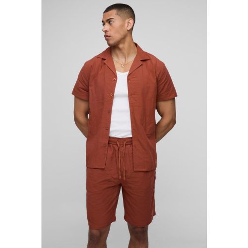 Ensemble avec chemise et short - S - Boohooman - Modalova