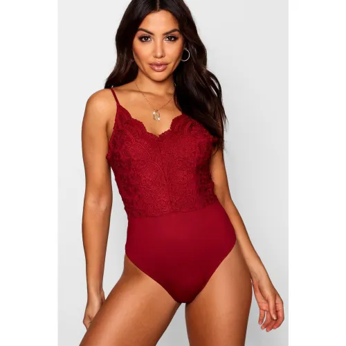 Body Premium À Dentelle - S - boohoo - Modalova