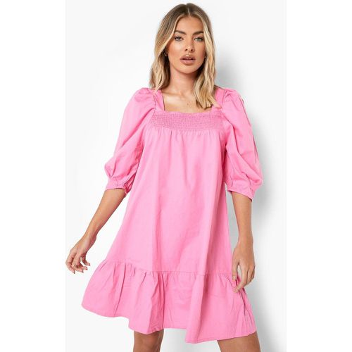 Robe Babydoll À Manches Bouffantes - 38 - boohoo - Modalova