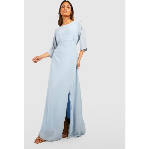 Robe Longue Drapée À Dos Nu - 42 - boohoo - Modalova