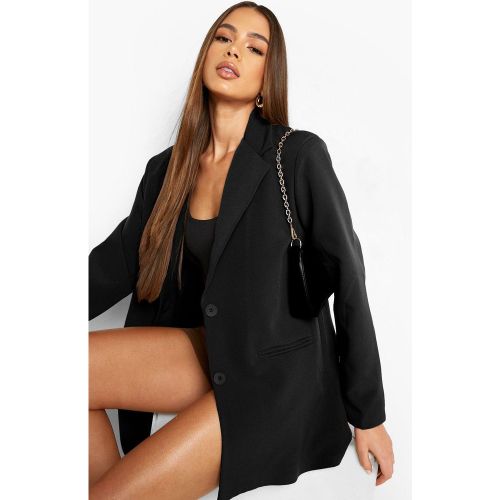 Blazer Ajusté - Noir - 34, Noir - boohoo - Modalova