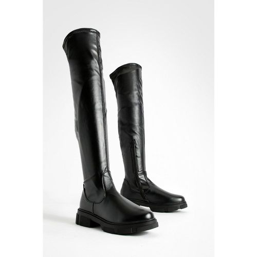 Bottes Montantes Stretch - 38 - boohoo - Modalova