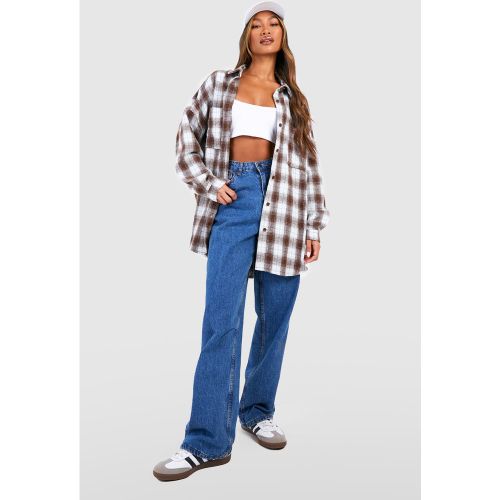 Chemise À Carreaux Oversize - 36 - boohoo - Modalova