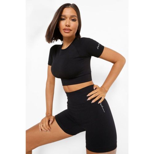 Crop Top De Sport Sans Coutures - S - boohoo - Modalova
