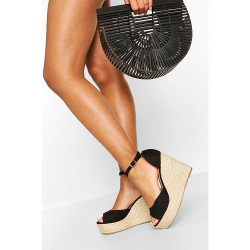 Sandales Espadrilles Compensées - 36 - boohoo - Modalova