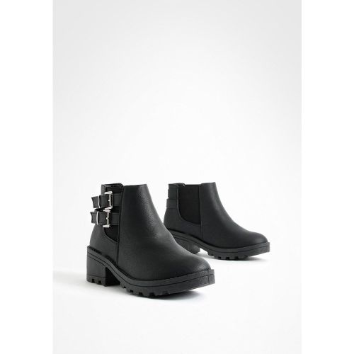 Bottines Chelsea À Talon Carré - Pointure Large - 39 - boohoo - Modalova